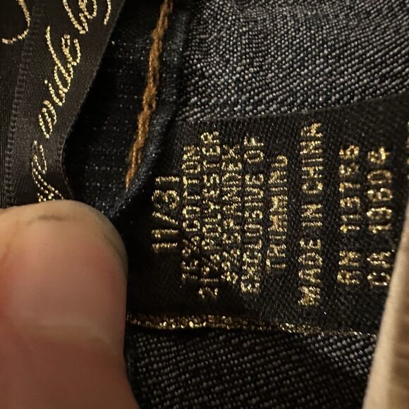 Urban Behavior Drew Vintage Wide Flare Mid Rise Women Jeans Size 11/ 31 NWOT - Picture 8 of 8